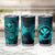 Hawaii Tumbler Cup Shaka Tattoo Mix Polynesian Plumeria Turquoise Version