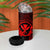 Hawaii 4 in 1 Can Cooler Tumbler Shaka Tattoo Mix Polynesian Plumeria Red Version