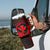 Hawaii Tumbler With Handle Shaka Tattoo Mix Polynesian Plumeria Red Version