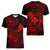 hawaii-women-v-neck-t-shirt-shaka-tattoo-mix-polynesian-plumeria-red-version