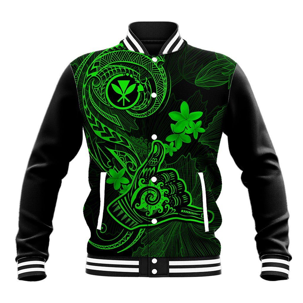 hawaii-baseball-jacket-shaka-tattoo-mix-polynesian-plumeria-green-version