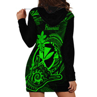 hawaii-hoodie-dress-shaka-tattoo-mix-polynesian-plumeria-green-version