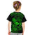 Hawaii Kid T Shirt Shaka Tattoo Mix Polynesian Plumeria Green Version LT14 - Polynesian Pride