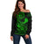 hawaii-off-shoulder-sweater-shaka-tattoo-mix-polynesian-plumeria-green-version