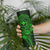 Hawaii Skinny Tumbler Shaka Tattoo Mix Polynesian Plumeria Green Version