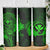 Hawaii Skinny Tumbler Shaka Tattoo Mix Polynesian Plumeria Green Version