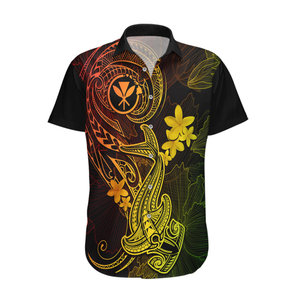 hawaii-hawaiian-shirt-hammerhead-shark-tattoo-mix-polynesian-plumeria-reggae-version