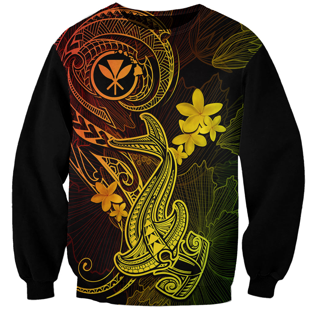 hawaii-sweatshirt-hammerhead-shark-tattoo-mix-polynesian-plumeria-reggae-version