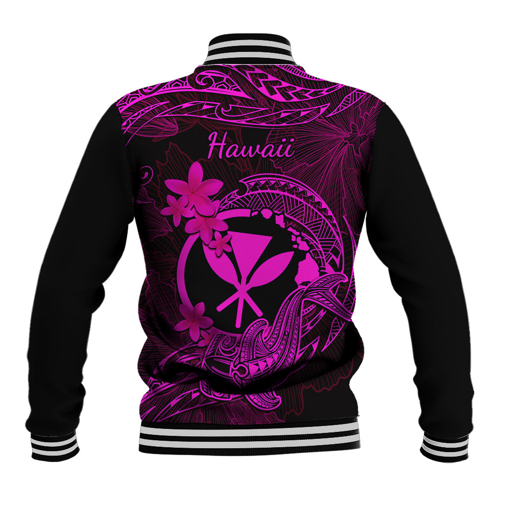 hawaii-baseball-jacket-hammerhead-shark-tattoo-mix-polynesian-plumeria-pink-version