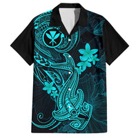 hawaii-kid-hawaiian-shirt-hammerhead-shark-tattoo-mix-polynesian-plumeria-turquoise-version