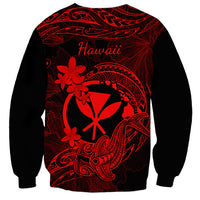 hawaii-sweatshirt-hammerhead-shark-tattoo-mix-polynesian-plumeria-red-version