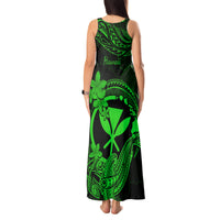 hawaii-tank-maxi-dress-hammerhead-shark-tattoo-mix-polynesian-plumeria-green-version