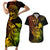 hawaii-couples-matching-short-sleeve-bodycon-dress-and-hawaiian-shirt-turtle-mix-polynesian-plumeria-reggae-version