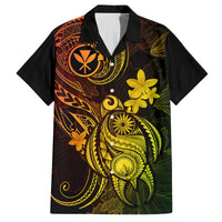 hawaii-family-matching-short-sleeve-bodycon-dress-and-hawaiian-shirt-turtle-mix-polynesian-plumeria-reggae-version