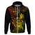 Hawaii Hoodie Turtle Mix Polynesian Plumeria Reggae Version LT14 Zip Hoodie Reggae - Polynesian Pride