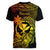 hawaii-women-v-neck-t-shirt-turtle-mix-polynesian-plumeria-reggae-version