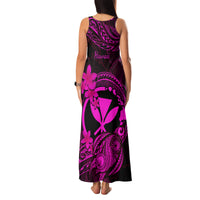hawaii-family-matching-tank-maxi-dress-and-hawaiian-shirt-turtle-mix-polynesian-plumeria-pink-version