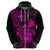 Hawaii Hoodie Turtle Mix Polynesian Plumeria Pink Version LT14 - Polynesian Pride