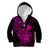 Hawaii Kid Hoodie Turtle Mix Polynesian Plumeria Pink Version LT14 - Polynesian Pride