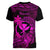 hawaii-women-v-neck-t-shirt-turtle-mix-polynesian-plumeria-pink-version