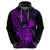 Hawaii Hoodie Turtle Mix Polynesian Plumeria Purple Version LT14 - Polynesian Pride