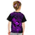 Hawaii Kid T Shirt Turtle Mix Polynesian Plumeria Purple Version LT14 - Polynesian Pride