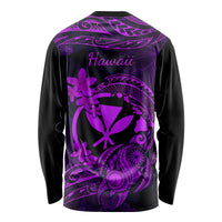 hawaii-long-sleeve-shirt-turtle-mix-polynesian-plumeria-purple-version