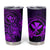 Hawaii Tumbler Cup Turtle Mix Polynesian Plumeria Purple Version