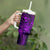 Hawaii Tumbler With Handle Turtle Mix Polynesian Plumeria Purple Version