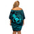 hawaii-family-matching-off-shoulder-short-dress-and-hawaiian-shirt-turtle-mix-polynesian-plumeria-turquoise-version