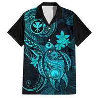hawaii-family-matching-summer-maxi-dress-and-hawaiian-shirt-turtle-mix-polynesian-plumeria-turquoise-version