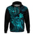 Hawaii Hoodie Turtle Mix Polynesian Plumeria Turquoise Version LT14 Pullover Hoodie Turquoise - Polynesian Pride