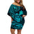 hawaii-off-shoulder-short-dress-turtle-mix-polynesian-plumeria-turquoise-version