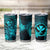 Hawaii Tumbler Cup Turtle Mix Polynesian Plumeria Turquoise Version