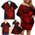 hawaii-family-matching-off-shoulder-short-dress-and-hawaiian-shirt-turtle-mix-polynesian-plumeria-red-version