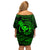 hawaii-family-matching-off-shoulder-short-dress-and-hawaiian-shirt-turtle-mix-polynesian-plumeria-green-version