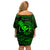 hawaii-off-shoulder-short-dress-turtle-mix-polynesian-plumeria-green-version