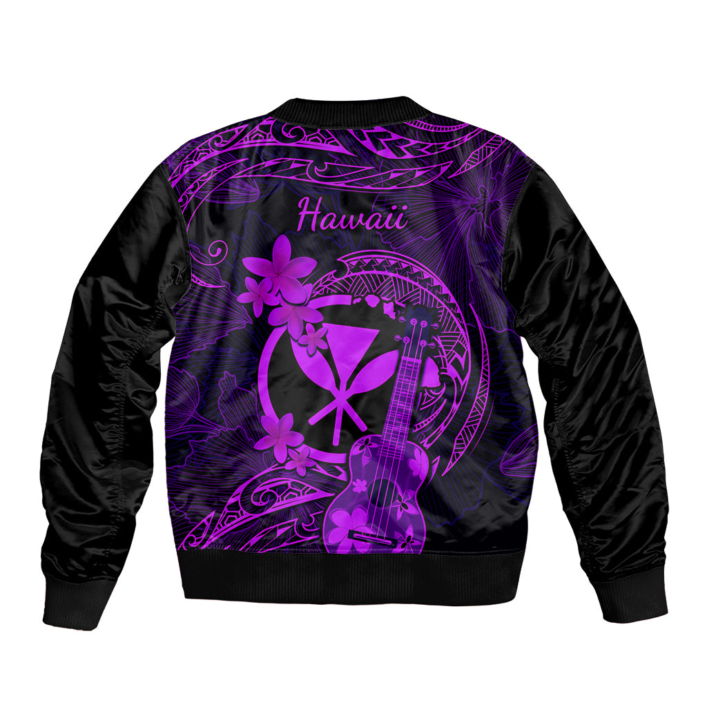 hawaii-sleeve-zip-bomber-jacket-ukulele-mix-polynesian-plumeria-purple-version