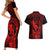 hawaii-couples-matching-short-sleeve-bodycon-dress-and-hawaiian-shirt-ukulele-mix-polynesian-plumeria-red-version