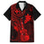 hawaii-family-matching-off-shoulder-long-sleeve-dress-and-hawaiian-shirt-ukulele-mix-polynesian-plumeria-red-version