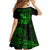 hawaii-family-matching-off-shoulder-long-sleeve-dress-and-hawaiian-shirt-ukulele-mix-polynesian-plumeria-green-version