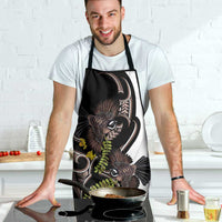 New Zealand Valentines Day Apron Piwakawaka Lovers Maori Koru Tattoo - Polynesian Pride