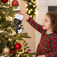 New Zealand Valentines Day Christmas Stocking Piwakawaka Lovers Maori Koru Tattoo - Polynesian Pride