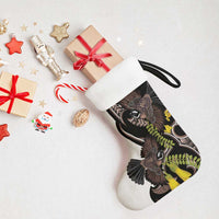 New Zealand Valentines Day Christmas Stocking Piwakawaka Lovers Maori Koru Tattoo - Polynesian Pride