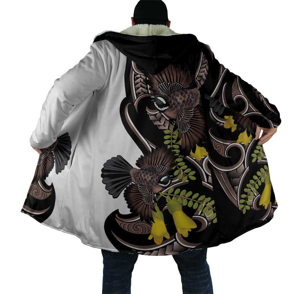 New Zealand Valentines Day Cloak Piwakawaka Lovers Maori Koru Tattoo - Polynesian Pride