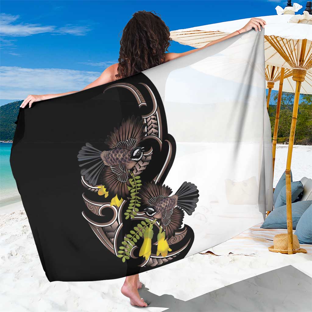 New Zealand Valentines Day Sarong Piwakawaka Lovers Maori Koru Tattoo - Polynesian Pride