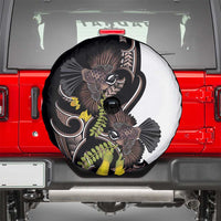 New Zealand Valentines Day Spare Tire Cover Piwakawaka Lovers Maori Koru Tattoo LT14 - Polynesian Pride