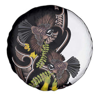 New Zealand Valentines Day Spare Tire Cover Piwakawaka Lovers Maori Koru Tattoo LT14 - Polynesian Pride