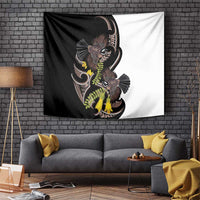 New Zealand Valentines Day Tapestry Piwakawaka Lovers Maori Koru Tattoo - Polynesian Pride