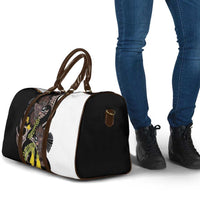 New Zealand Valentines Day Travel Bag Piwakawaka Lovers Maori Koru Tattoo - Polynesian Pride